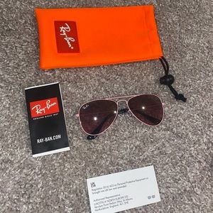 Children’s Pink Aviator RayBans